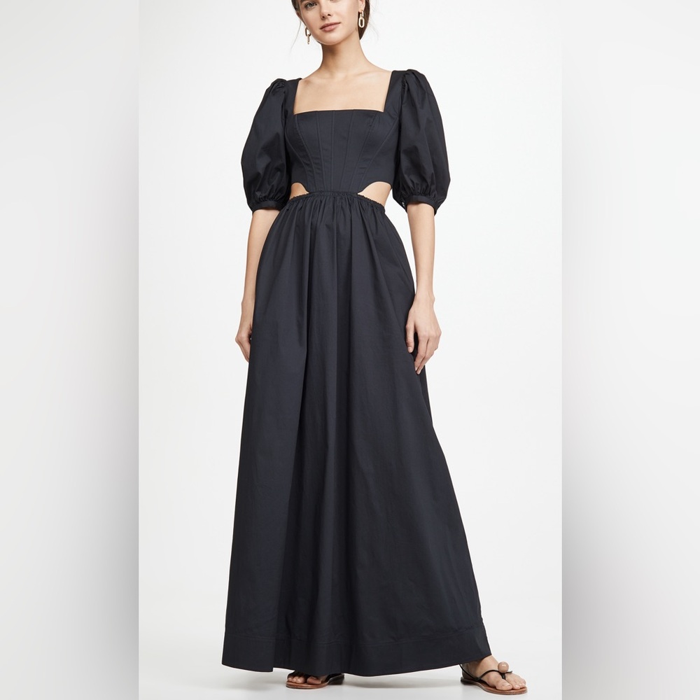 STAUD black astro dress NWT size 6